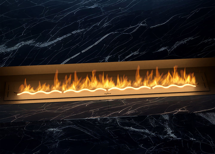 Bioethanol Einbaubrenner - WAVE 150cm